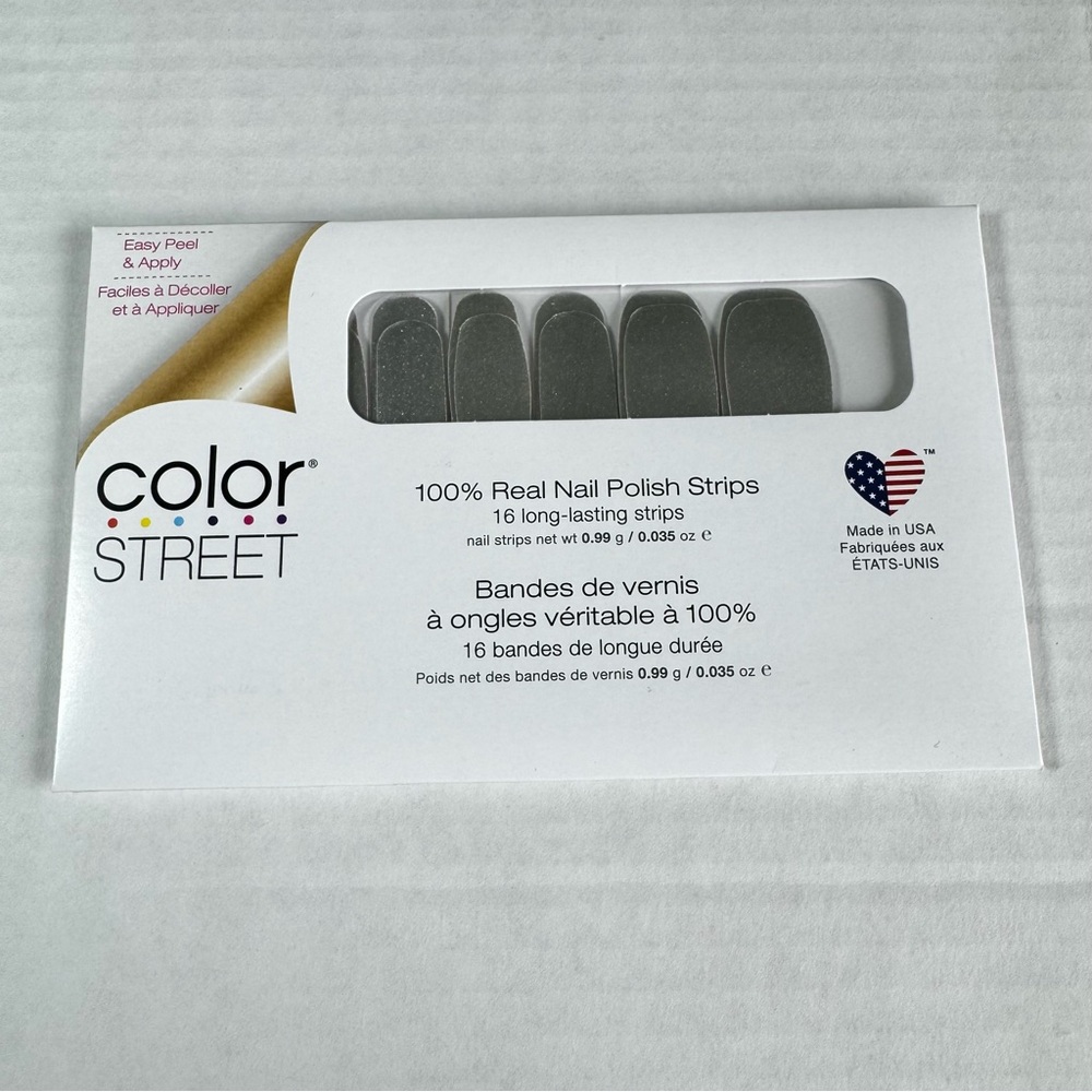 *Retired* Color Street: Silver Lust | Metallic Chrome Shine Sparkle Party Fall - Picture 3 of 11
